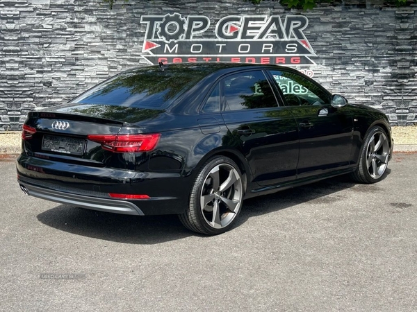 Audi A4 S-LINE S-TRONIC AUTO 2.0TDI 190BHP **BLACK EDITION STYLING** SAT NAV, 3 ZONE CLIMATE CONTROL in Tyrone