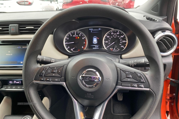 Nissan Micra 0.9 IG-T Acenta Limited Edition 5dr**7inch Touch Screen, Speed Limiter, Bluetooth, Cruise Control, Apple Carplay/Android Auto, Smart Wipers, LED Lights** in Antrim