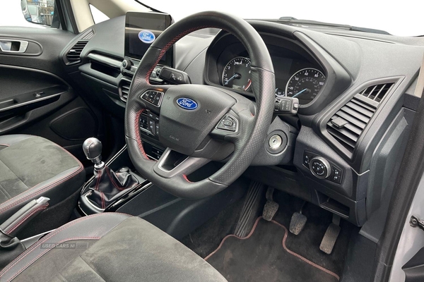 Ford EcoSport 1.0 EcoBoost 125 ST-Line Design 5dr - REVERSING CAMERA with SENSORS, CRUISE CONTROL, SAT NAV, APPLE CARPLAY & ANDROID AUTO READY, BLUETOOTH in Antrim