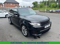 Land Rover Range Rover Sport 5.0 V8 AUTOBIOGRAPHY DYNAMIC 5d 503 BHP part service history in Down