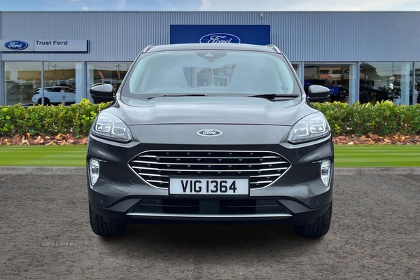 Ford Kuga 2.0 EcoBlue mHEV Titanium 5dr, Apple Car Play, Android Auto, Parking Sensors, Sat Nav, Multimedia Screen, Partial Leather Interior in Derry / Londonderry