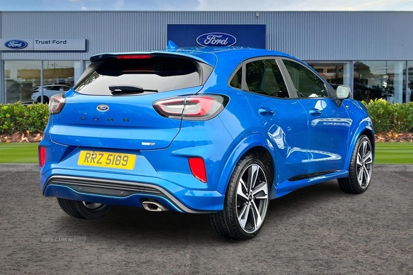 Ford Puma 1.0 EcoBoost Hybrid mHEV ST-Line X 5dr - HEATED SEATS and STEERING WHEEL, B&O AUDIO, POWER TAILGATE, WIRELESS CHARGING PAD, CRUISE CONTROL, SAT NAV in Antrim