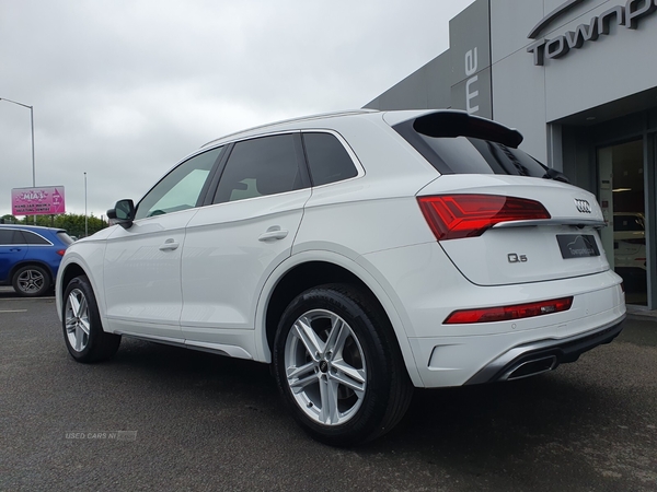 Audi Q5 40 TDI QUATTRO S LINE FULL AUDI SERVICE HISTORY REVERSE CAMERA SAT NAV PARKING SENSORS HEATED SEATS VIRTUAL COCKPIT in Antrim