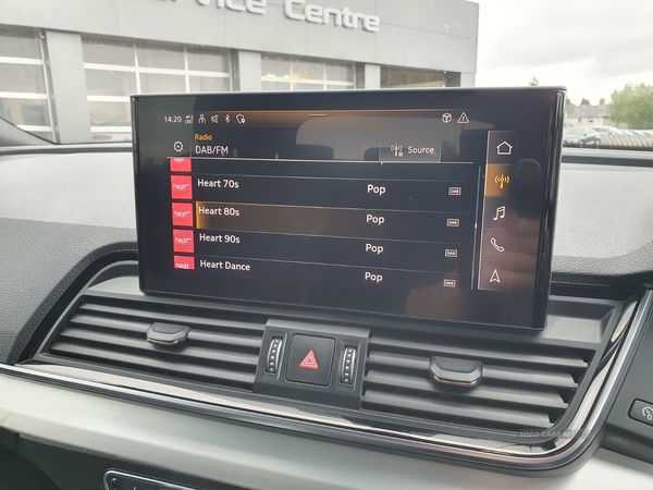 Audi Q5 40 TDI QUATTRO S LINE FULL AUDI SERVICE HISTORY REVERSE CAMERA SAT NAV PARKING SENSORS HEATED SEATS VIRTUAL COCKPIT in Antrim
