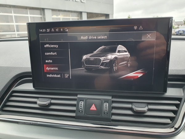 Audi Q5 40 TDI QUATTRO S LINE FULL AUDI SERVICE HISTORY REVERSE CAMERA SAT NAV PARKING SENSORS HEATED SEATS VIRTUAL COCKPIT in Antrim