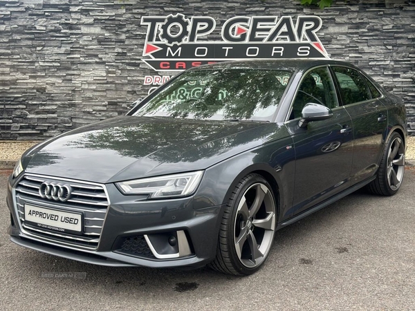 Audi A4 S-LINE *BLACK EDITION STYLING* S-TRONIC AUTO 150 BHP KEYLESS GO,PARK AID,DAB,AUDI HIST in Tyrone