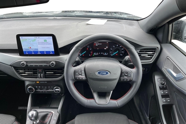 Ford Focus 1.0 EcoBoost ST-Line 5dr- Driver Assistance, Parking Sensors & Camera, Lane Assist, Voice Control, Cruise Control, Sat Nav in Antrim