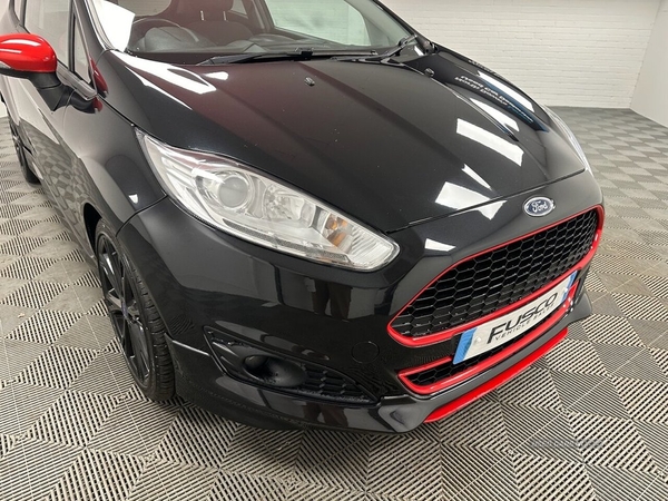 Ford Fiesta 1.0 ZETEC S BLACK EDITION 3d 139 BHP AIR CON, LIMITED EDITION in Down