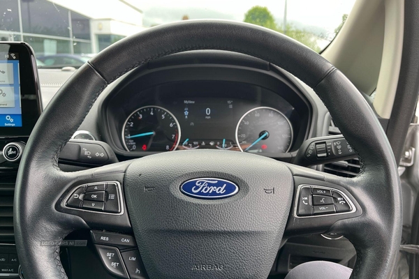 Ford EcoSport 1.0 EcoBoost 125 Titanium 5dr- Reversing Sensors & Camera, Apple Car Play, Cruise Control, Speed Limiter, Voice Control, Start Stop in Antrim
