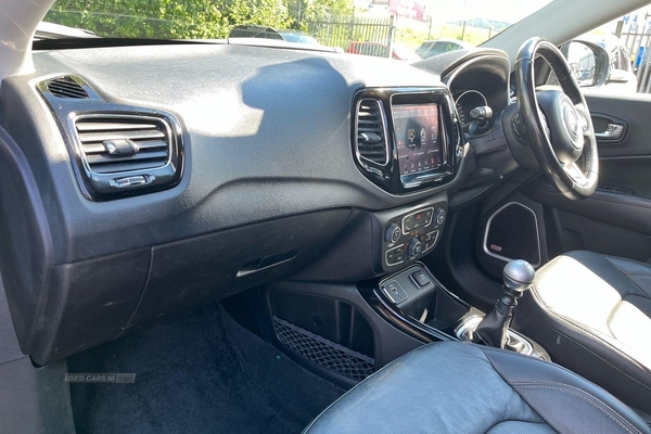 Jeep Compass MULTIAIR II LIMITED 5DR - REVERSING CAMERA with SENSORS, KEYLESS GO, HEATED SEATS & STEERING WHEEL, BLIND SPOT MONITOR, SAT NAV, FULL LEATHER in Antrim