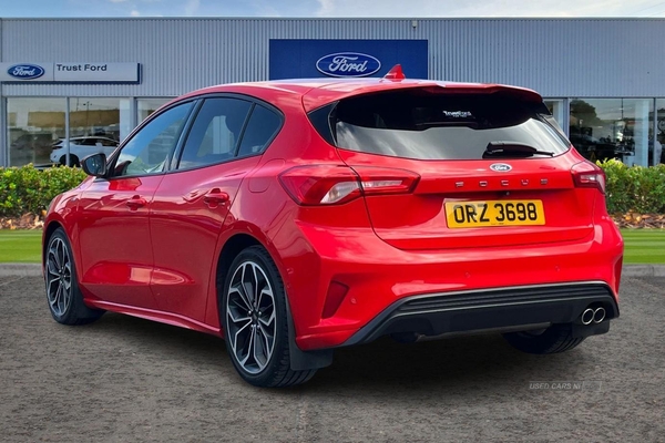 Ford Focus ST-LINE X, Apple Car Play, Android Auto, Parking Sensors & Reverse Camera, Partial Leather Interior, Sat Nav, Media Screen, Door Edge Protectors in Derry / Londonderry