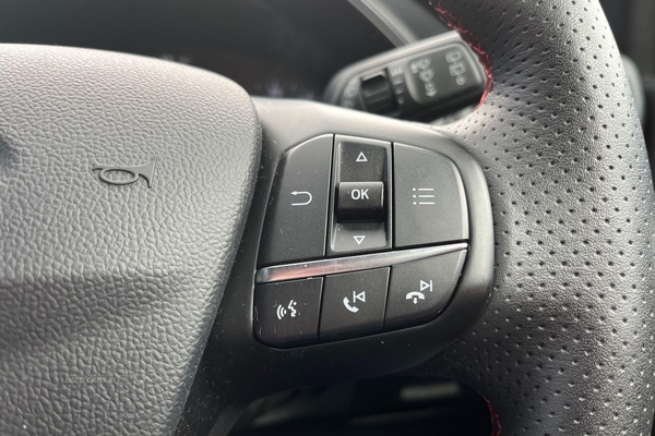 Ford Focus ST-LINE X, Apple Car Play, Android Auto, Parking Sensors & Reverse Camera, Partial Leather Interior, Sat Nav, Media Screen, Door Edge Protectors in Derry / Londonderry