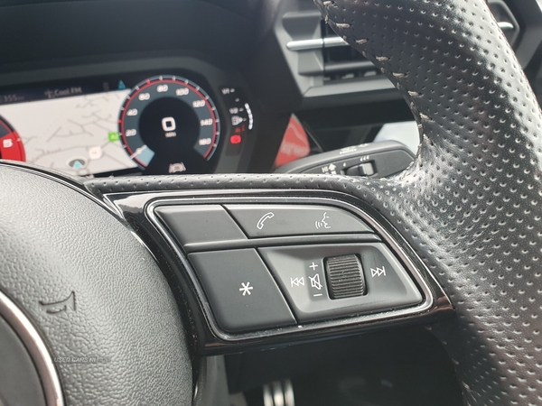 Audi A3 TDI S LINE VIRTUAL COCKPIT PRIVACY GLASS SAT NAV FULL SERVICE HISTORY in Antrim
