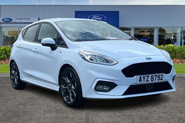 Ford Fiesta 1.0 EcoBoost Hybrid mHEV 125 ST-Line Edition 5dr, Apple Car Play, Android Auto, Parking Sensors, Sat Nav, Multimedia Screen, Keyless Start in Derry / Londonderry