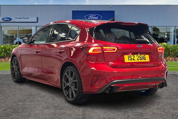 Ford Focus 2.3 EcoBoost ST 5dr- Panoramic Sunroof, Parking Sensors & Camera, Electric Front Seats, Driver Assistance, Apple Car Play, Sports Mode in Antrim