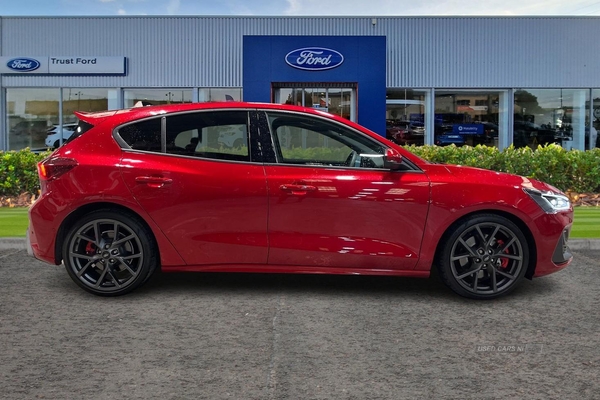 Ford Focus 2.3 EcoBoost ST 5dr- Panoramic Sunroof, Parking Sensors & Camera, Electric Front Seats, Driver Assistance, Apple Car Play, Sports Mode in Antrim
