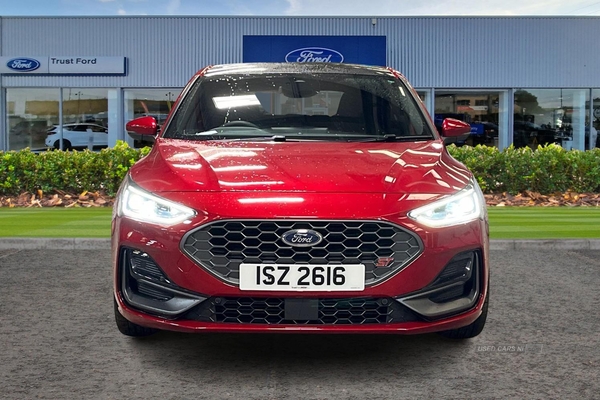 Ford Focus 2.3 EcoBoost ST 5dr- Panoramic Sunroof, Parking Sensors & Camera, Electric Front Seats, Driver Assistance, Apple Car Play, Sports Mode in Antrim