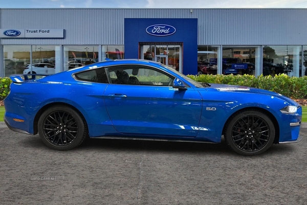 Ford Mustang 5.0 V8 GT [Custom Pack 2] 2dr Auto- Electric Heated & Aircon Front Seats, Voice Control, Reversing Sensors & Camera, Apple Car Play, Sat Nav in Antrim