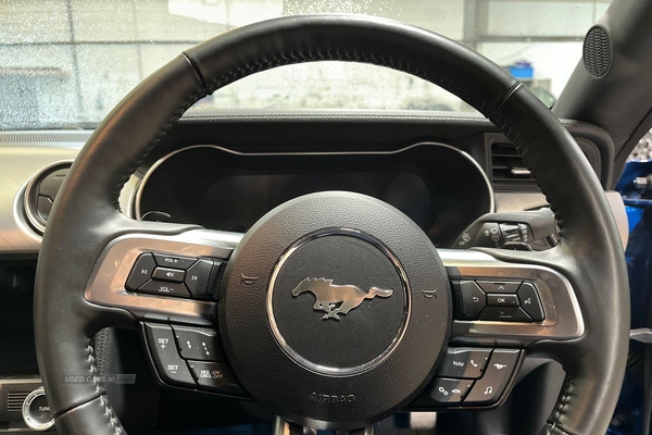 Ford Mustang 5.0 V8 GT [Custom Pack 2] 2dr Auto- Electric Heated & Aircon Front Seats, Voice Control, Reversing Sensors & Camera, Apple Car Play, Sat Nav in Antrim