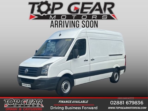 Volkswagen Crafter CR35 2.0TDI 140BHP MEDIUM WHEELBASE HIGH ROOF SPARE WHEEL, CRUISE CONTROL in Tyrone