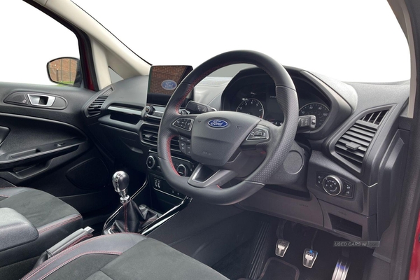 Ford EcoSport 1.0 EcoBoost 125 ST-Line 5dr, Apple Car Play, Android Auto, Parking Sensors & Reverse Camera, Sat Nav, Partial Leather Interior, Sunroof in Derry / Londonderry