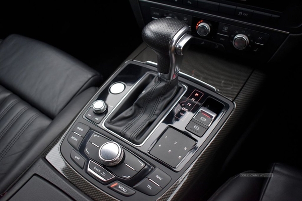 Audi A6 3.0 TDI QUATTRO S LINE 4d 245 BHP **BLACK LEATHER . HEATED SEATS** in Down
