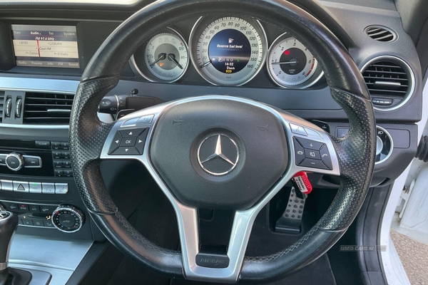 Mercedes-Benz C-Class C250 CDI BlueEFFICIENCY AMG Sport 2dr Auto**HEATED SEATS - PAN ROOF - FRONT/REAR PARKING SENSORS - CRUISE CONTROL - SAT NAV - LOW MILEAGE -BLUETOOTH** in Antrim