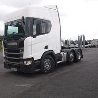 Scania R450 6X2 with centre lift axle & twin diesel tanks in Down