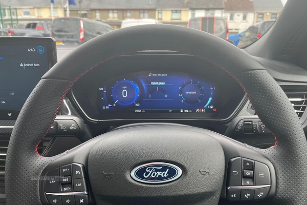Ford Focus 1.0 EcoBoost Hybrid mHEV ST-Line X 5dr, Apple Car Play, Android Auto, Heated Seats & Steering Wheel, Parking Sensors, Leather Interior, SYNC 4 Screen in Derry / Londonderry