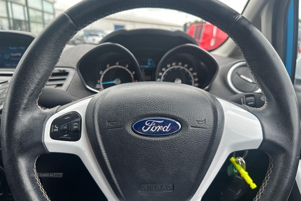 Ford Fiesta 1.25 82 Zetec Blue 5dr - SAT NAV, BLUETOOTH, AIR CON - TAKE ME HOME in Armagh