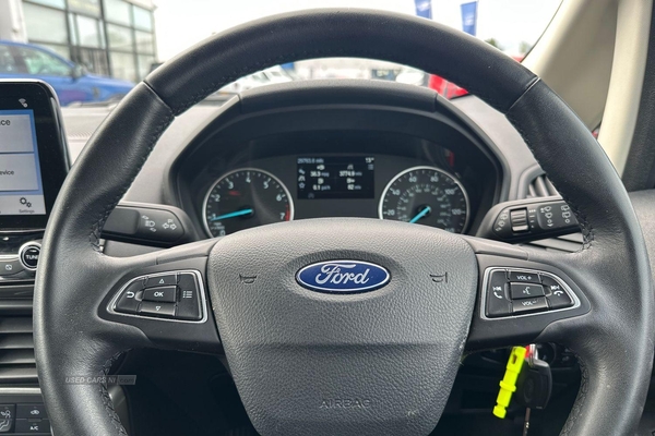 Ford EcoSport 1.0 EcoBoost 125 Zetec Navigation 5dr - SAT NAV, BLUETOOTH, AIR CON - TAKE ME HOME in Armagh