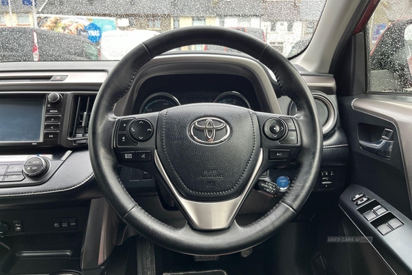 Toyota RAV4 2.5 VVT-i Hybrid Icon TSS 5dr CVT [Cloth] 2WD, Parking Sensors, Reverse Camera, Tow Bar, Keyless Start & Entry, Sat Nav, Electric Tailgate in Derry / Londonderry