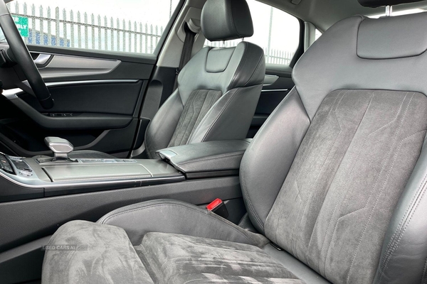 Audi A6 TDI SPORT MHEV 5dr - HEATED SEATS, DUAL TOUCHSCREEN DISPLAYS, REVERSING CAMERA with SENSORS, WIRELESS CHARGING PAD, SAT NAV, APPLE CARPLAY and more in Antrim