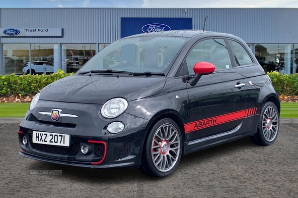 Abarth 500 1.4 16V T-Jet 3dr**Blue & Me with USB & AUX In, Electric Mirrors, Rear Spoiler, Side Skirts, Twin Chrome Exhaust, ISOFIX, Leather Steering Wheel** in Antrim