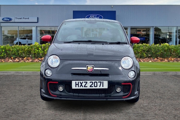 Abarth 500 1.4 16V T-Jet 3dr**Blue & Me with USB & AUX In, Electric Mirrors, Rear Spoiler, Side Skirts, Twin Chrome Exhaust, ISOFIX, Leather Steering Wheel** in Antrim