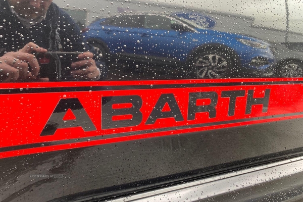 Abarth 500 1.4 16V T-Jet 3dr**Blue & Me with USB & AUX In, Electric Mirrors, Rear Spoiler, Side Skirts, Twin Chrome Exhaust, ISOFIX, Leather Steering Wheel** in Antrim