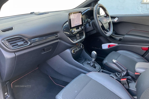 Ford Fiesta 1.0 EcoBoost 125 ST-Line X Edn 5dr Auto [7 Speed]*SYNC 3 APPLE CARPLAY/ANDROID AUTO - WIRELESS PHONE CHARGING PAD - SAT NAV - CRUISE CONTROL & MORE!!* in Antrim