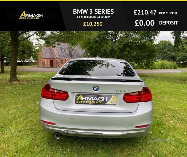 BMW 3 Series 2.0 318D LUXURY 4d 141 BHP in Armagh