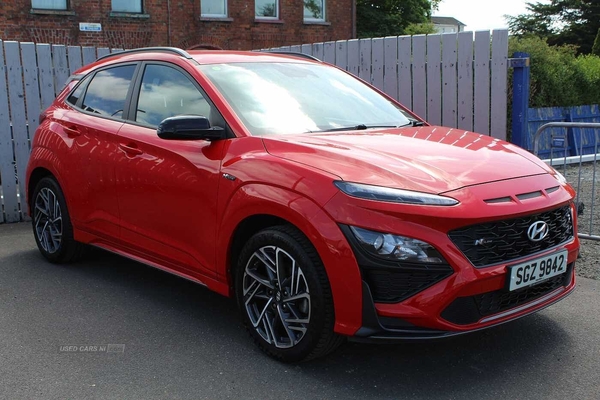 Hyundai Kona 2021 (21) SUV 1.0 T-GDi (120ps) N Line 48 Volt MHEV in Antrim