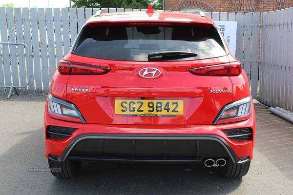 Hyundai Kona 2021 (21) SUV 1.0 T-GDi (120ps) N Line 48 Volt MHEV in Antrim