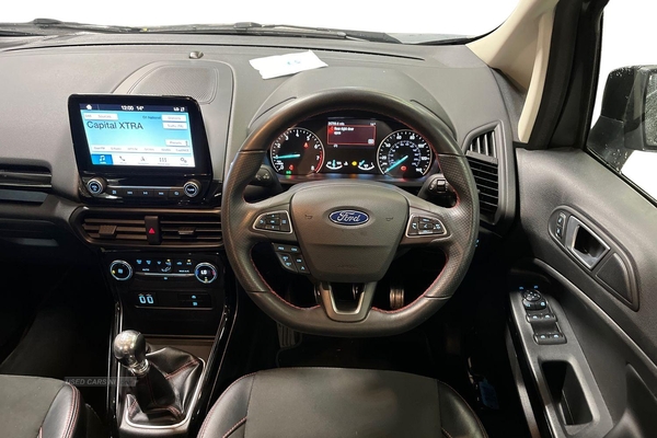 Ford EcoSport 1.0 EcoBoost 125 ST-Line 5dr-Reversing Sensors & Camera, Cruise Control, Voice Control, Speed Limiter, Start Stop, Bluetooth, Sat Nav in Antrim