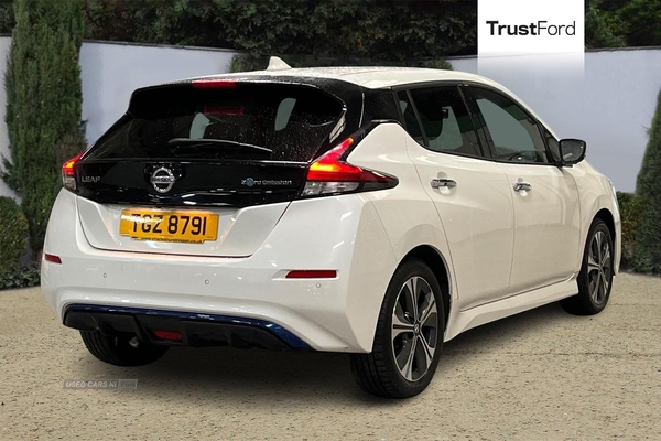 Nissan LEAF 110kW Tekna 40kWh 5dr Auto- Parking Sensors & Camera, Leather Heated Front Seat & Wheel, Cruise Control, Bluetooth, Keyless Entry & Start in Antrim