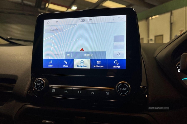 Ford EcoSport 1.0 EcoBoost 125 ST-Line 5dr- Reversing Sensors & Camera, Sat Nav, Bluetooth, Voice Control, Cruise Control, Apple Car Play in Antrim