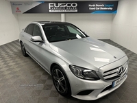 Mercedes-Benz C-Class 1.5 C 200 SPORT PREMIUM PLUS MHEV 4d 181 BHP -Reversing Camera, Sat Nav in Down