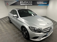 Mercedes-Benz C-Class 1.5 C 200 SPORT PREMIUM PLUS MHEV 4d 181 BHP -Reversing Camera, Sat Nav in Down