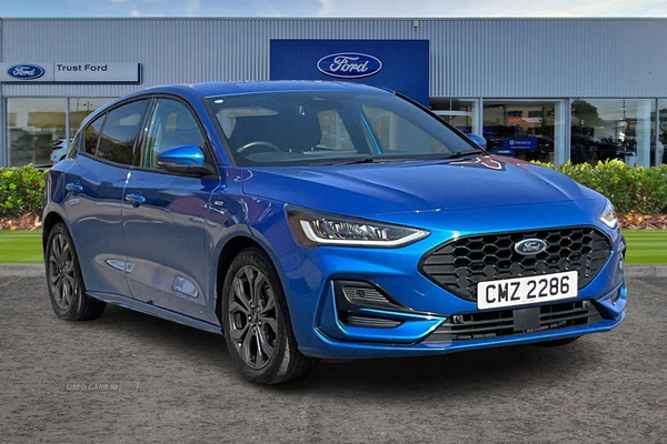 Ford Focus 1.0 EcoBoost ST-Line 5dr**SYNC 4 APPLE CARPLAY & ANDROID AUTO - FRONT & REAR SENSORS - SAT NAV - CRUISE CONTROL - PUSH BUTTON START - ISOFIX** in Antrim