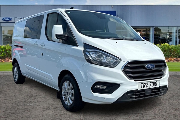 Ford Transit Custom 320 Limited L2 LWB Double Cab In Van 2.0 EcoBlue 130ps Low Roof, TOW BAR in Armagh