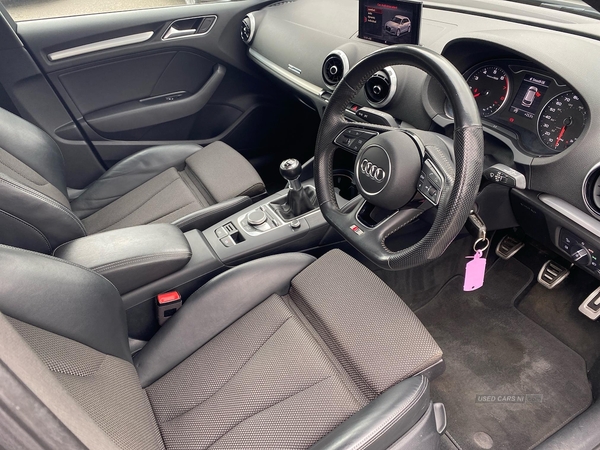 Audi A3 1.0 Tfsi Black Edition 5Dr in Antrim