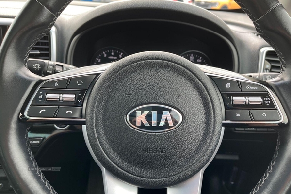 Kia Sportage 1.6 GDi ISG 3 5dr - PANORAMIC ROOF, FRONT+REAR HEATED SEATS, HEATED STEERING WHEEL, BLIND SPOT MONITOR, FULL LEATHER, REAR CAMERA, SAT NAV and more in Antrim