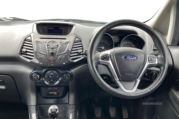 Ford EcoSport 1.0 EcoBoost Titanium 5dr [17in] - HEATED FRONT SEATS, PART LEATHER SEATS, REAR PARKING SENSORS, AUTO CLIMATE CONTROL, BLUETOOTH, KEYLESS GO and more in Antrim